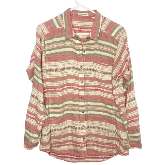 Toad & Co cotton shirt southwest cairn print size large g - Picture 3 of 5